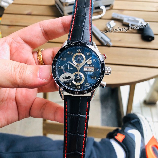 泰格豪雅TAG Heuer卡萊拉系列CV2A10.BA0796腕表男士手錶  gjs2208